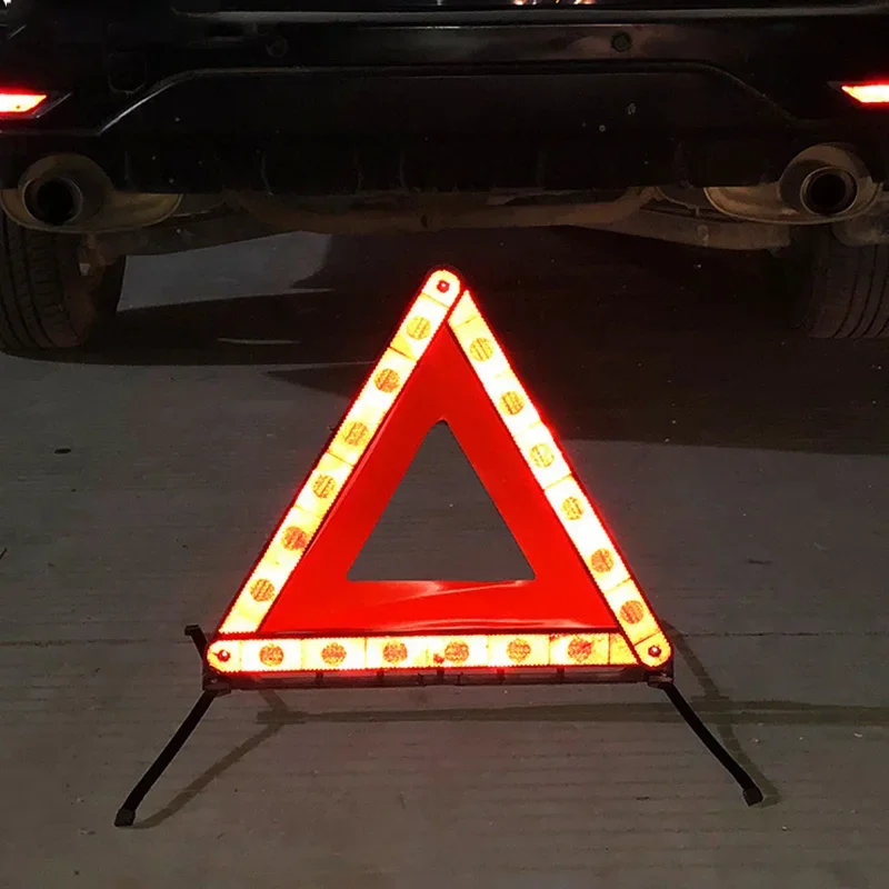 Emergency Exit Sign - Car Triangle Reflective Tripod Emergency Breakdown