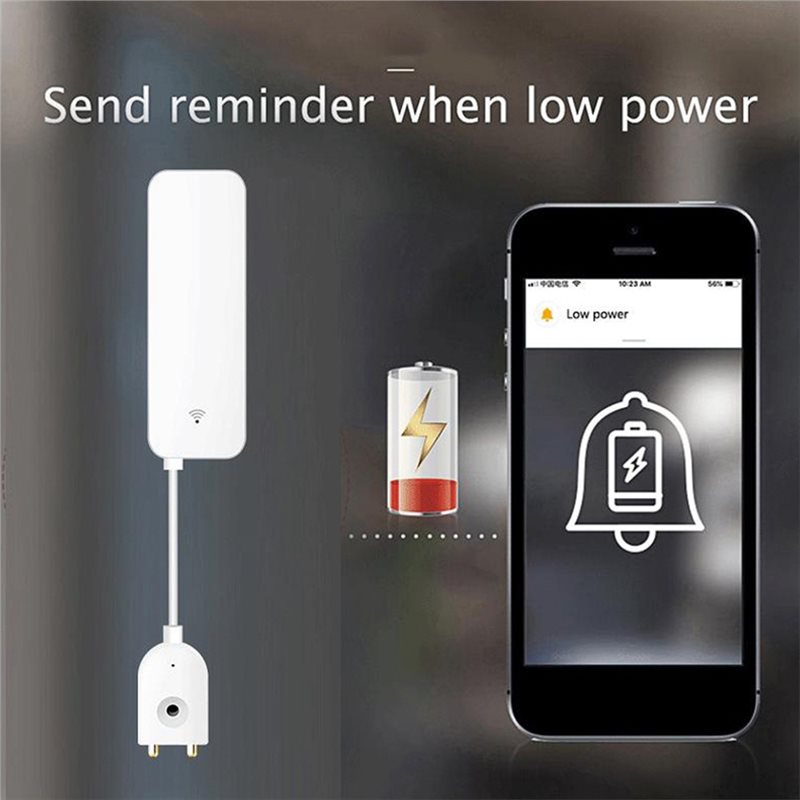 DTEN-Tuya WIFI Smart Water Lea - đánh giá và giá Water Alarm Sensor