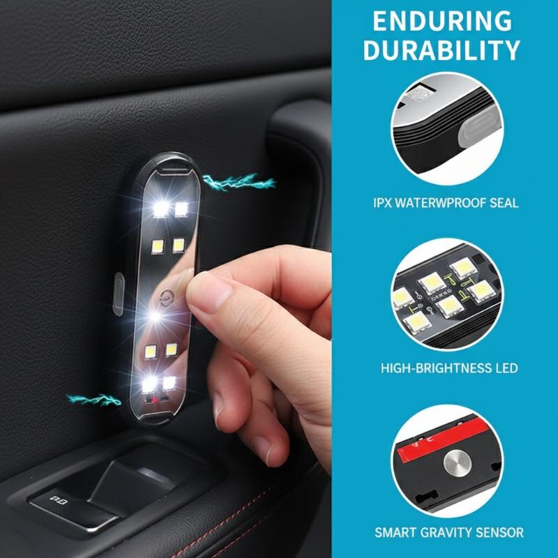New Car Door Lights LED Colorf - đánh giá và giá Emergency Exit Sign
