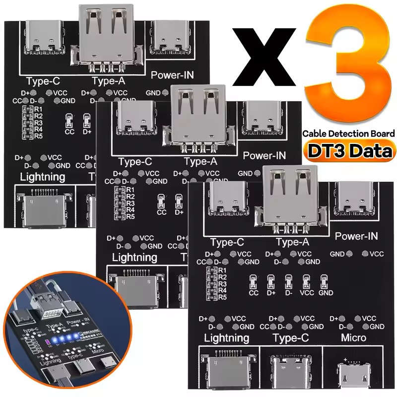 DT3 Data Cable Detection Board - đánh giá và giá Co Detector Plug