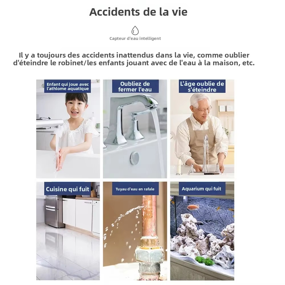 Work With Tuya ZigBee 3.0 Wate - đánh giá và giá Water Alarm Sensor