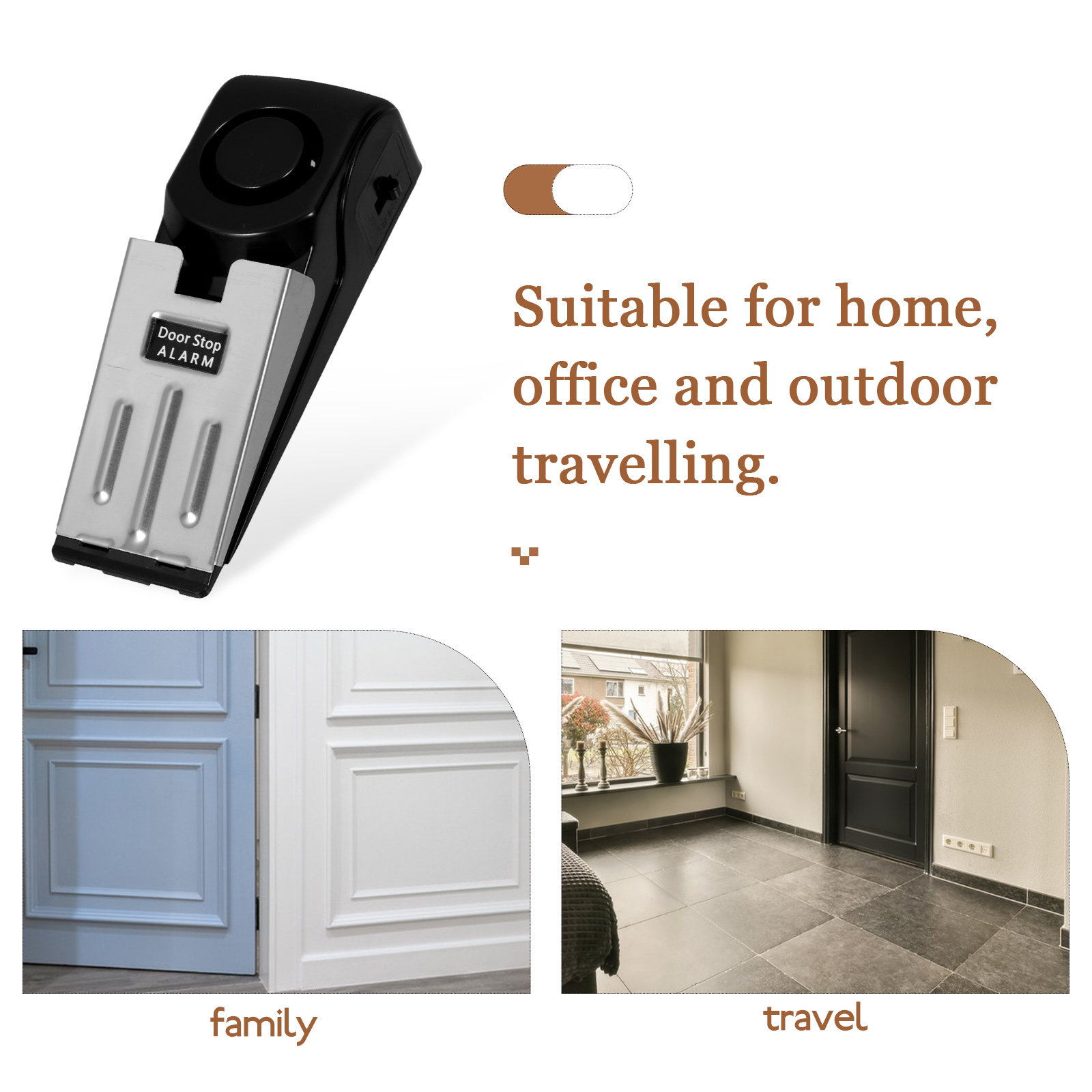 120Db Door Stop Alarm Security - đánh giá và giá Door Stop Alarm