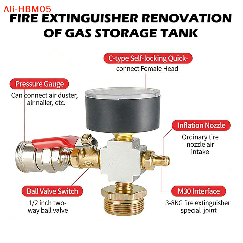 (HB05)Small Air Tank Pressure  - đánh giá và giá Fire Extinguisher Small