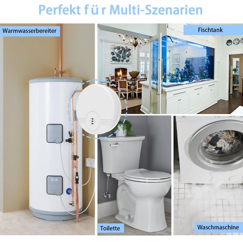 Dual Mode Sensor Water Leak Al - đánh giá và giá Water Alarm Sensor