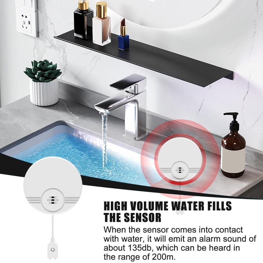 Dual Mode Sensor Water Leak Al - đánh giá và giá Water Alarm Sensor